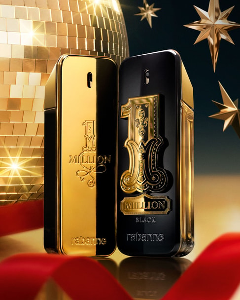 RABANNE CHRISTMAS FRAGRANCE MEN 1 MILLION EAU DE TOILETTE & 1 MILLION BLACK