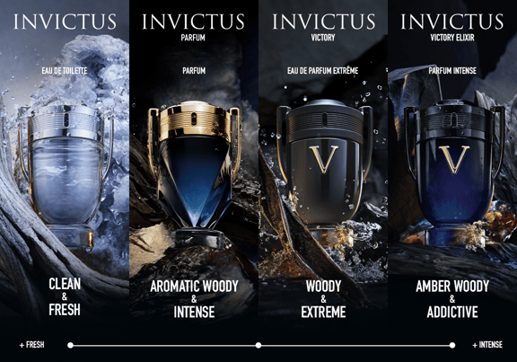Invictus victory elixir | Parfum Intense | For Him | Rabanne UK