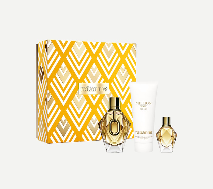 MILLION GOLD FOR HER 90ML & BODY LOTION 100ML & MINIATURE 5ML